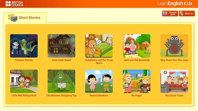 Nhiều chương trình học tiếng Anh cho bé hiệu quả với Learn English Kids. (Ảnh: Internet)