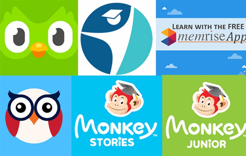 Một số app học tiếng anh phổ biến tại Việt Nam. (Ảnh: Tác giả)