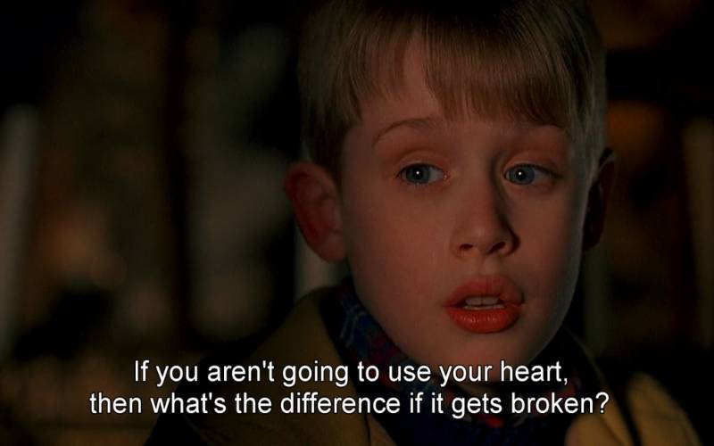 Lời thoại của cậu bé trong phim Home Alone. (Ảnh: Sưu tầm Internet) 