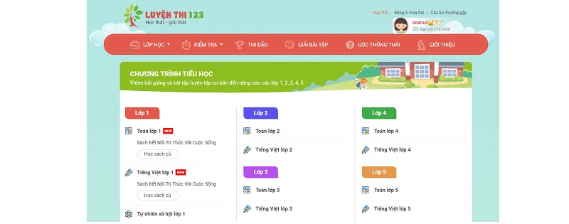 Học toán cùng Luyện Thi 123. (Ảnh; Sưu tầm internet)