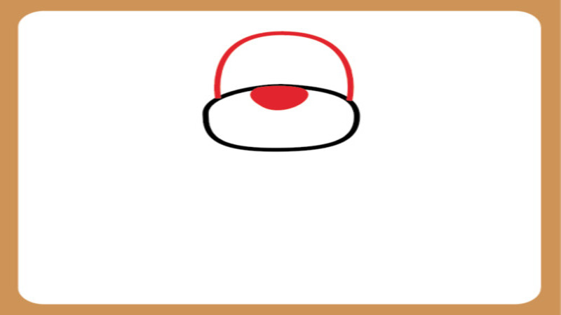 Các bước vẽ con chó – bước 2. (ảnh: Sưu tầm internet)