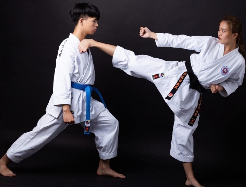 Karate là môn võ đề cao tính đối kháng. (Ảnh: Sưu tầm internet)
