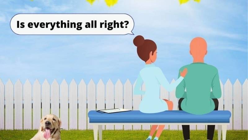 Những mẫu câu dùng để hỏi thăm sức khỏe, tình hình của người bệnh. (Ảnh: Sưu tầm Internet)