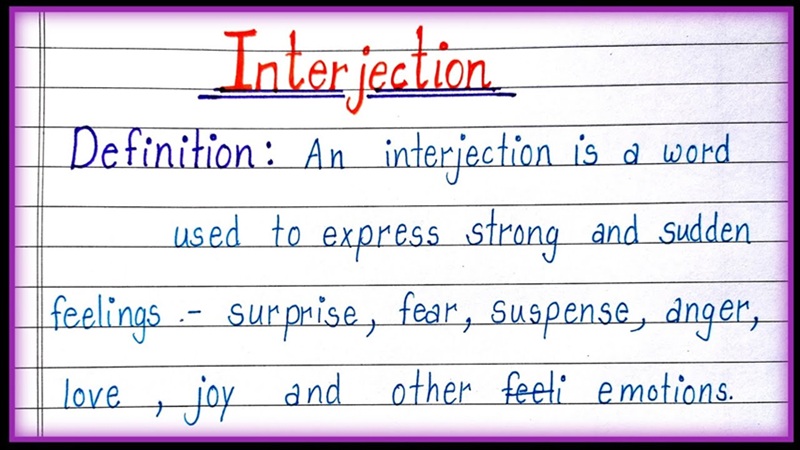 Interjections are words or phrases used to express the speaker's emotions (Image: Collected from the Internet)