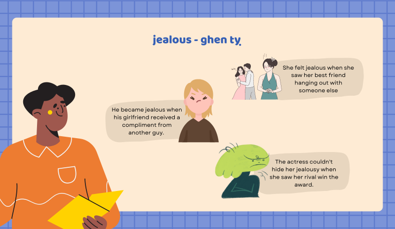 Jealous trong tiếng Anh thường mang ý nghĩa về sự ghen tỵ, đố kỵ (Ảnh: Sưu tầm internet)