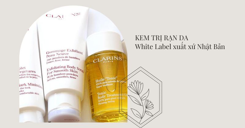 Kem trị rạn White Lable xuất xứ Nhật Bản có thành phần tự nhiên Kem trị rạn da sau sinh của Nhật Aleva Stretch Mark (Ảnh: Sưu tầm Internet)