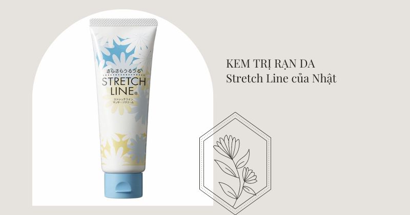 Kem chống rạn bụng sau sinh của Nhật Stretch Line (Ảnh: Sưu tầm Internet)