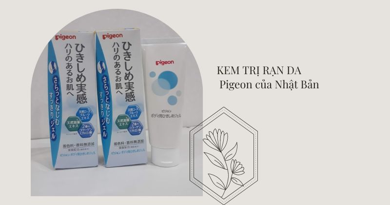 Các thành phần trong kem trị rạn Pigeon Kem chống rạn da bụng sau sinh Pigeon của Nhật (Ảnh: Sưu tầm Internet) 
