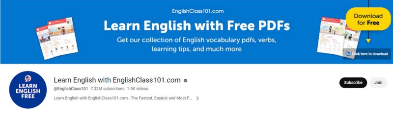 EnglishClass101.com. (Ảnh: Chụp mùng hình)