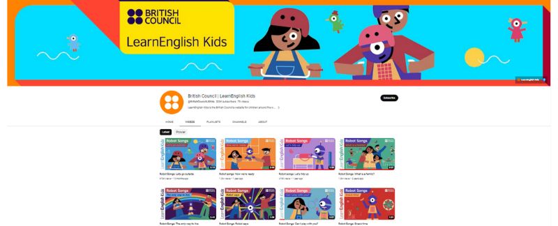 British Council | LearnEnglish Kids. (Ảnh: Chụp màn hình)