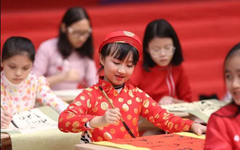 Khai bút đầu năm mang lại những điều tốt lành (Ảnh: Sưu tầm Internet)