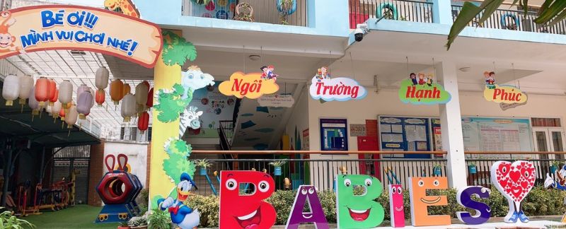 Khẩu hiệu trường mầm non mang ý nghĩa đặc biệt với trường học. (Ảnh: Sưu tầm Internet)