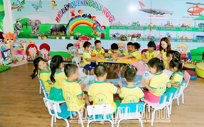 Lưu ý khi sáng tạo khẩu hiệu trường mầm non. (Ảnh: Sưu tầm Internet)