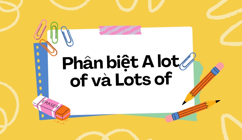 Cần nắm rõ ngữ cảnh dùng a lot of và lot of phù hợp. (Ảnh: Sưu tầm internet)
