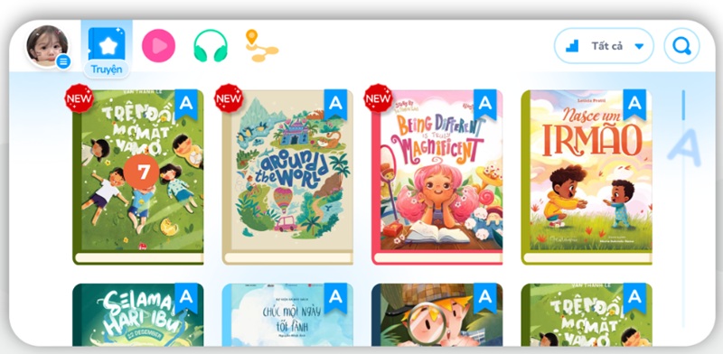 Monkey Stories sở hữu kho truyện học tiếng Anh cho bé đồ sộ (Ảnh: Monkey)