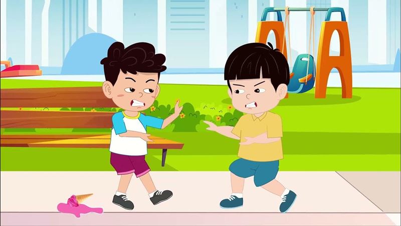 Kỹ năng giải quyết xung đột cho trẻ mầm non. (Ảnh: Internet)