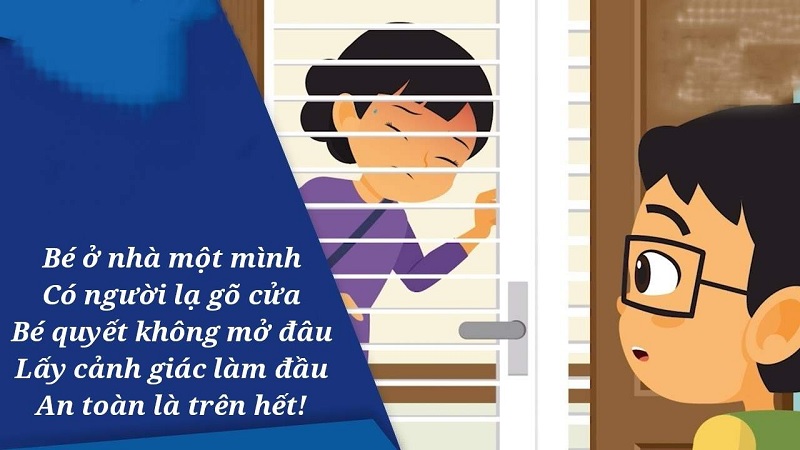 Ba mẹ cần dạy bé các SĐT khẩn cấp để liên hệ với ba mẹ khi có người lạ đến nhà. (Ảnh: Sưu tầm internet)