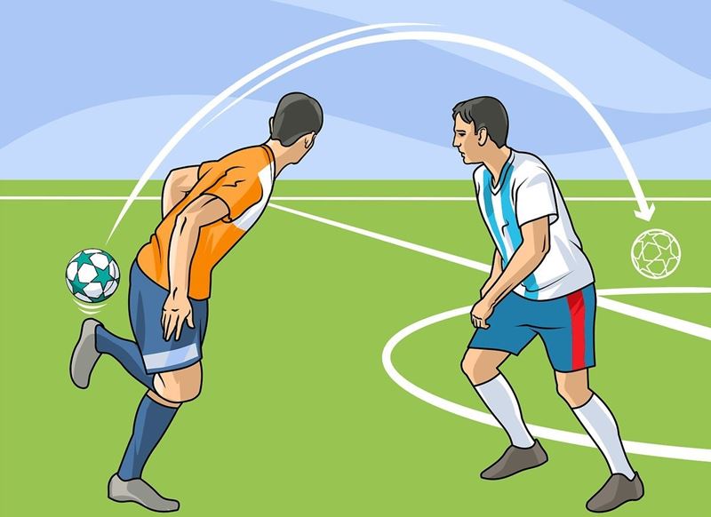 Kỹ thuật động tác giả trong học đá bóng. (Ảnh: Internet)