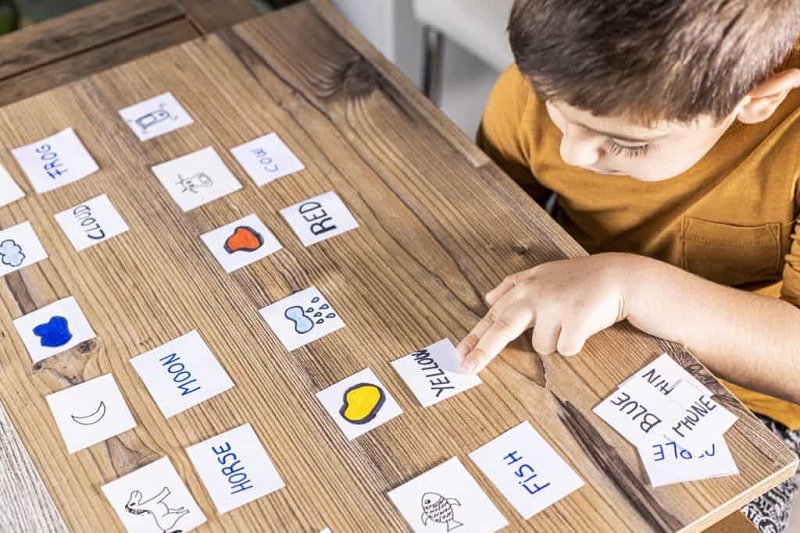 Help your child become more interested in learning English through games (Photo: Collected from the Internet)