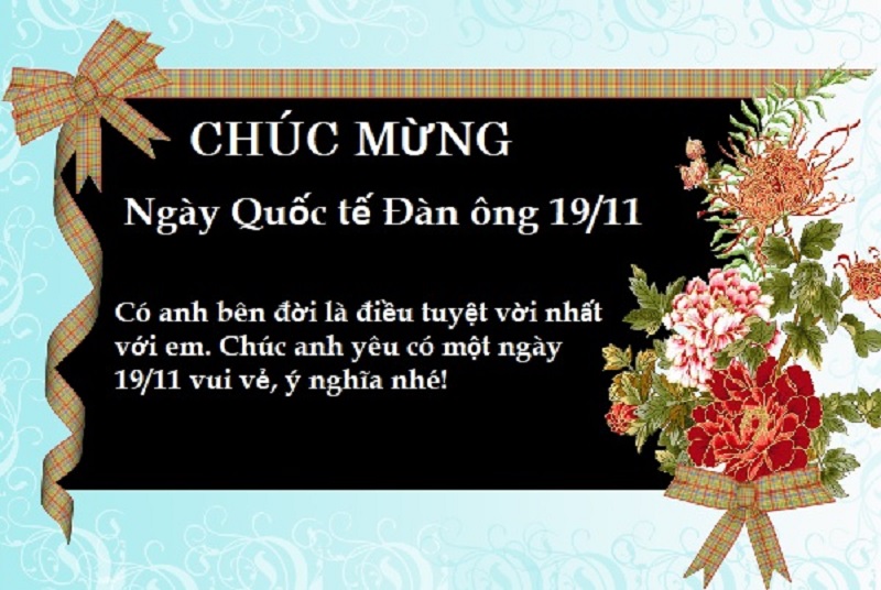 Mẫu thiệp tặng chồng hoặc người yêu. (Ảnh: Sưu tầm Internet)