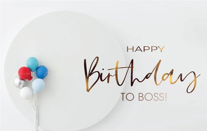 Nhiều mẫu câu chúc mừng sinh nhật tới sếp bằng tiếng Anh thú vị. (Ảnh: Sưu tầm internet)