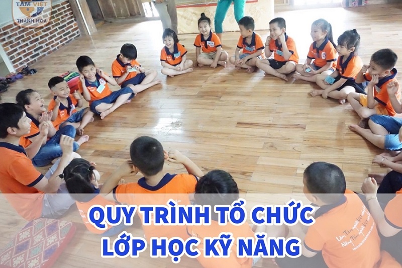 Lớp học kỹ năng sống cho trẻ Tâm Việt. (Ảnh: Sưu tầm internet)