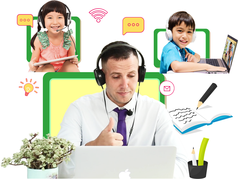 Chương trình học chuẩn quốc tế cùng lớp học online tại Kyna English. (Ảnh: Sưu tầm internet)