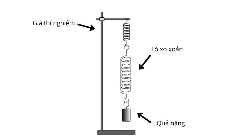 Làm thí nghiệm với lò xo. (Ảnh: Sưu tầm Internet)