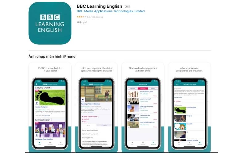 Học tiếng Anh qua BBC Learning English. (Ảnh: Sưu tầm Internet)