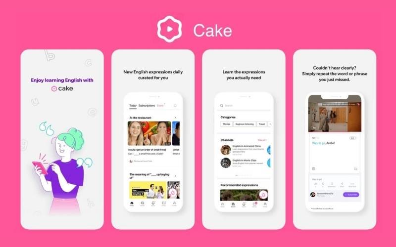Học nghe nói tiếng Anh cực hay với ứng dụng Cake. (Ảnh: Sưu tầm Internet)