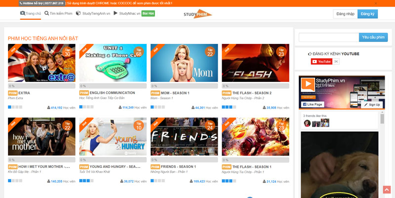 Luyện nói tiếng Anh qua các trang web trực tuyến ngày càng phổ biến. (Ảnh: Sưu tầm Internet)