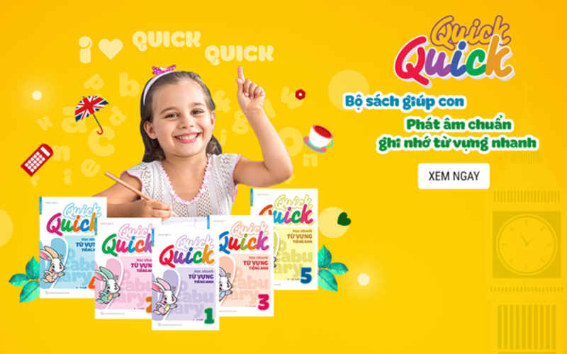 Bộ sách Quick Quick gồm nhiều chủ đề đa dạng cho trẻ học hỏi nhiều điều. (Ảnh: Sưu tầm Internet)