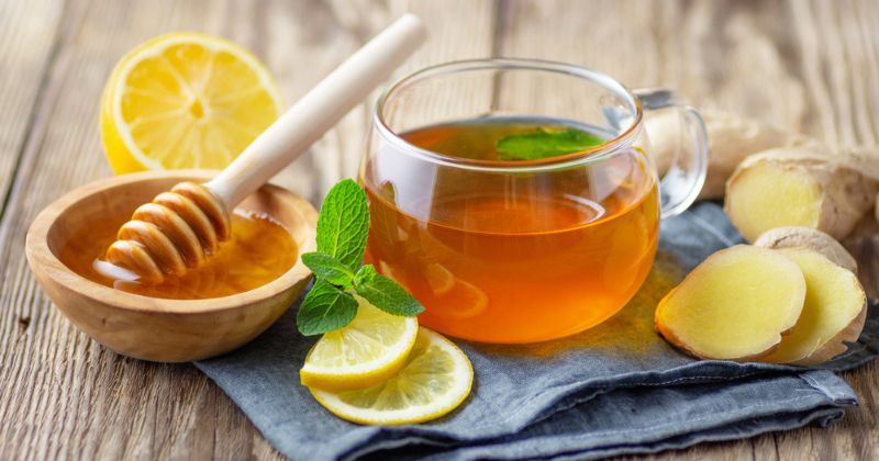 Trà gừng mật ong vừa tốt cho cơ thể, vừa giúp ngủ ngon (Ảnh: Sưu tầm Internet)