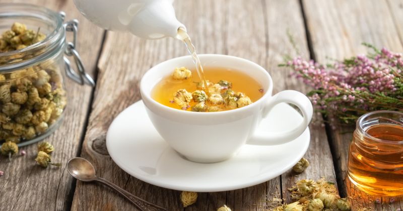 Trà hoa nhài thơm dịu, có tác dụng an thần (Ảnh: Sưu tầm Internet)