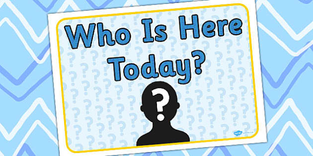 Who is here là mẫu câu giao tiếp khá phổ biến (Ảnh: Sưu tầm internet)