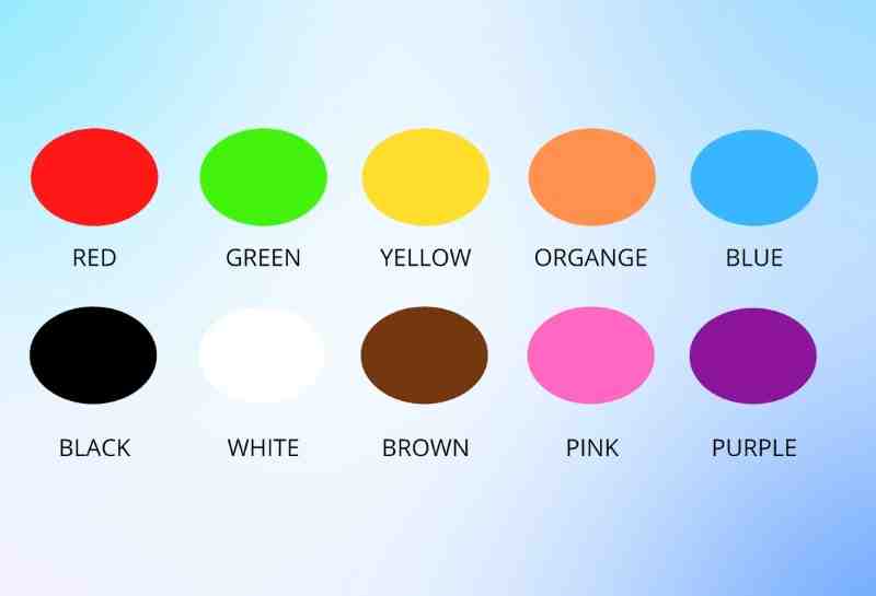 Dạy bé học màu sắc tiếng Anh từ sớm. (Ảnh: Sưu tầm Internet)