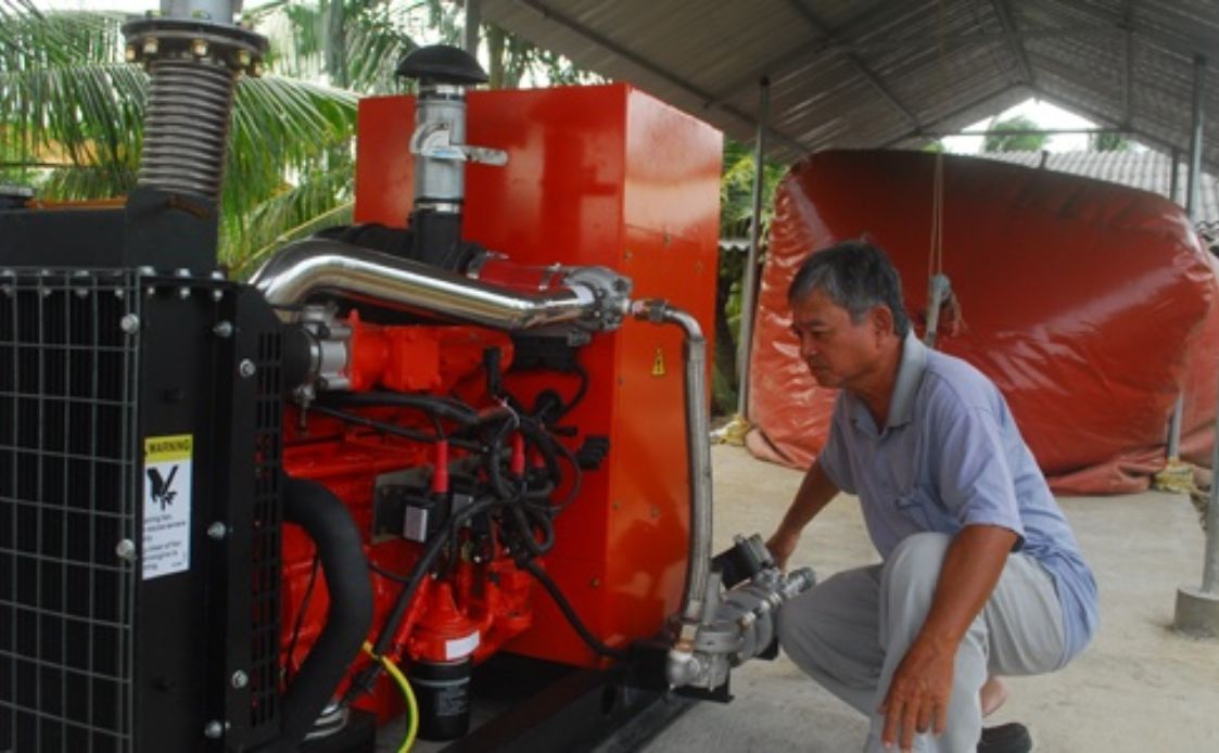 Hình ảnh máy phát điện được sử dụng trong nông nghiệp. (Ảnh: Sưu tầm Internet)