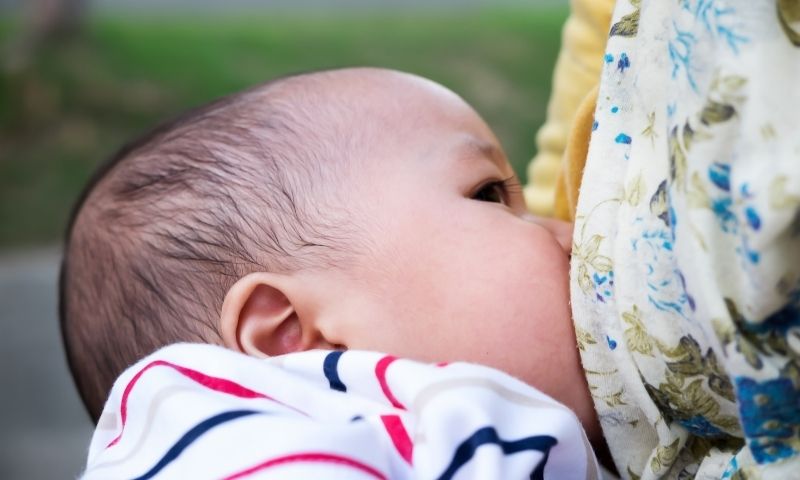 Trẻ được khuyến cáo nên cho bú hoàn toàn trong 6 tháng đầu đời. (Nguồn: Internet)