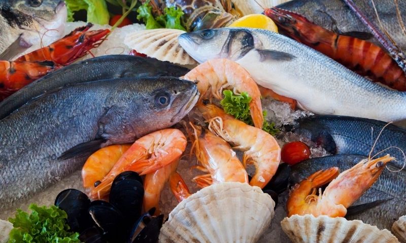 Bổ sung hải sản giàu canxi và dinh dưỡng. (Ảnh: Nguồn Internet)