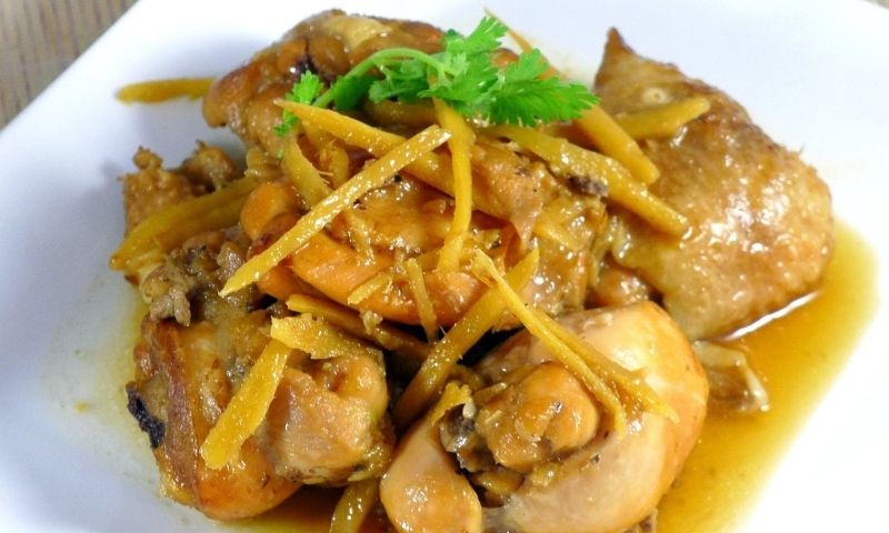 Vịt kho gừng ấm bụng. (Ảnh: Nguồn Internet)