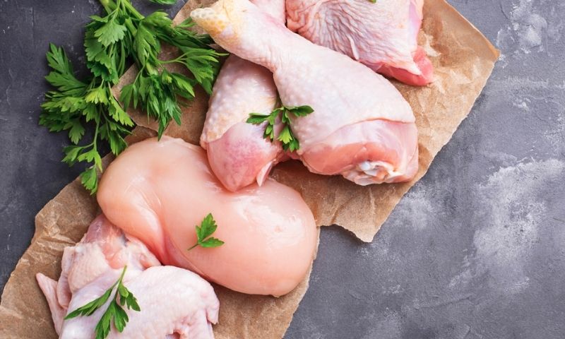 Thịt gà giàu protein. (Ảnh: Nguồn Internet)