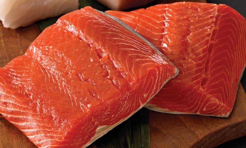 Cá hồi giàu acid béo và DHA. (Ảnh: Nguồn Internet)