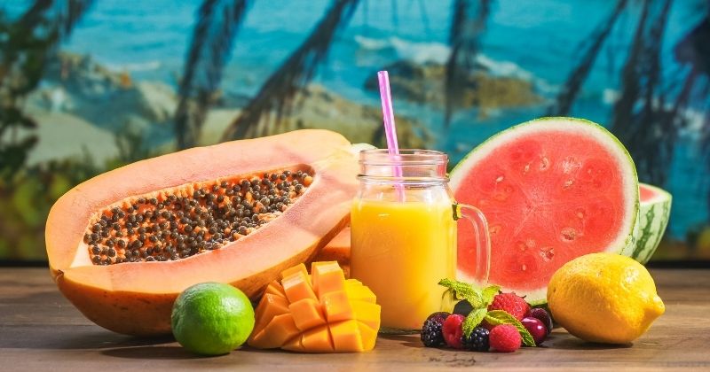 Nước ép đu đủ giúp lợi sữa, ngăn ngừa tắc tia và mất sữa hiệu quả (Ảnh: Sưu tầm Internet)
