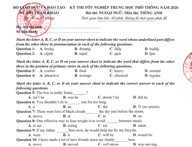 Các em cần nắm rõ thông tin và yêu cầu đề bài đưa ra. (Ảnh: Sưu tầm internet)