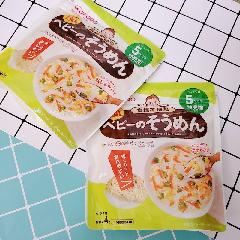 Mì ăn dặm Wakodo. (Ảnh: sưu tầm internet)