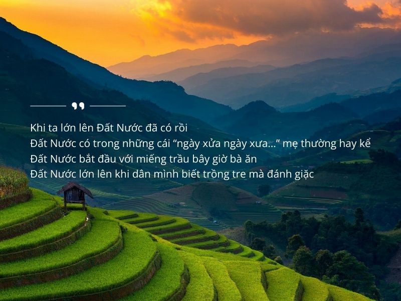 Mở bài tác phẩm “Đất Nước” cần tạo cảm xúc ngay khi đọc (Ảnh: Sưu tầm internet)