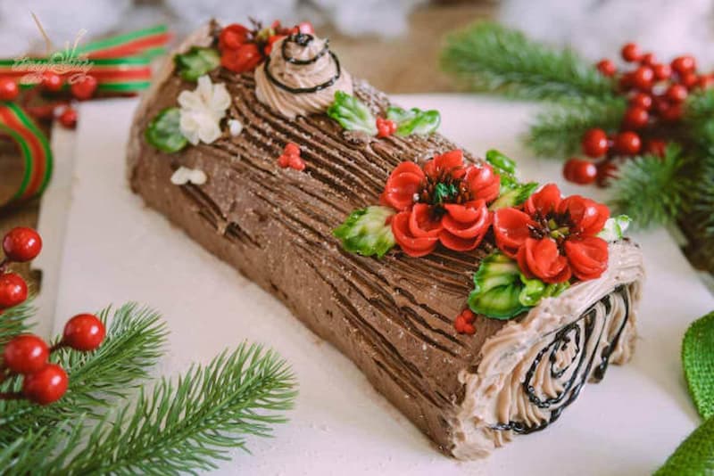 Những món ăn không thể thiếu trong Giáng Sinh. (Ảnh: sưu tầm internet)