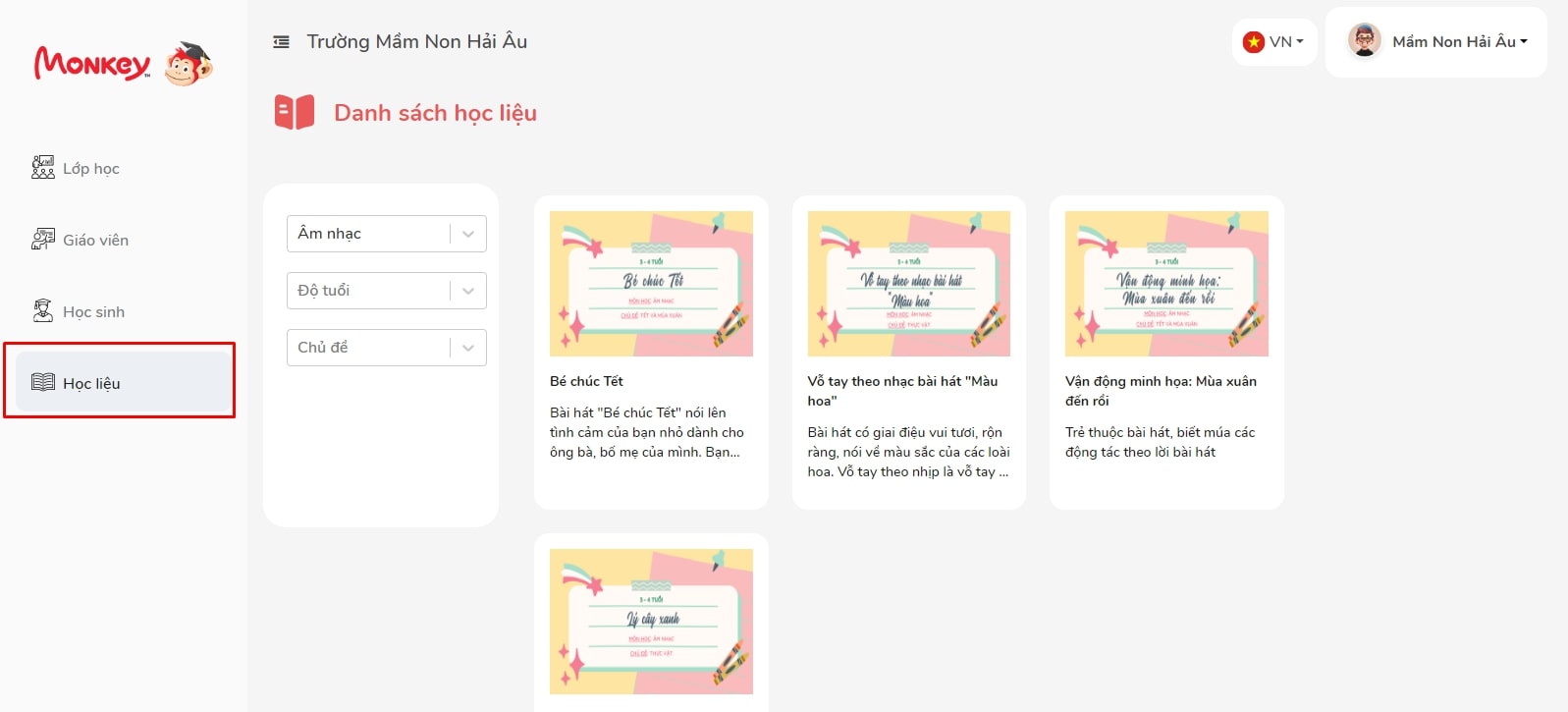 Không gian lưu trữ và sàng lọc tài liệu học tập (Nguồn: Monkey)