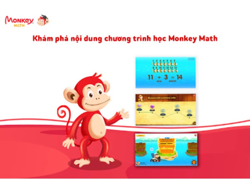 Monkey Math - Ứng dụng học toán tiếng Anh bổ ích cho trẻ