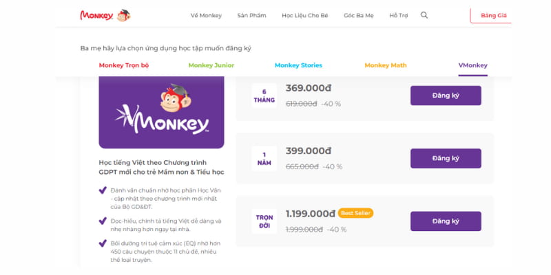 Mua ứng dụng VMonkey. (Ảnh: Chụp màn hình)